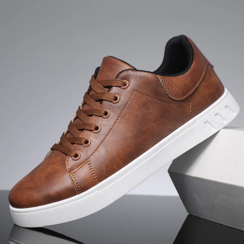 John ™ | Baskets en cuir masculin