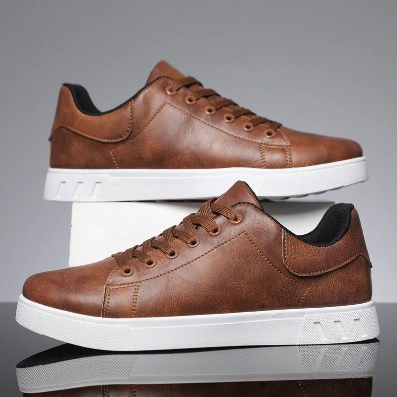 John ™ | Baskets en cuir masculin