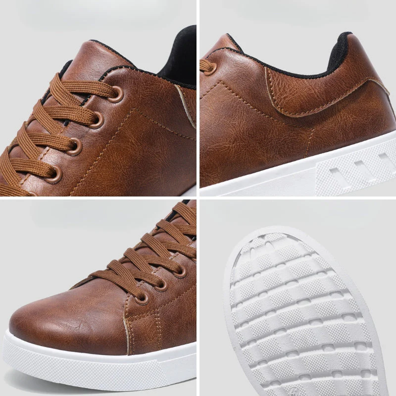 John ™ | Baskets en cuir masculin