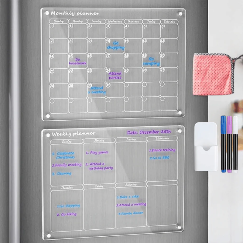 Taskmaster™ | Magnetische acrylkalender en planner