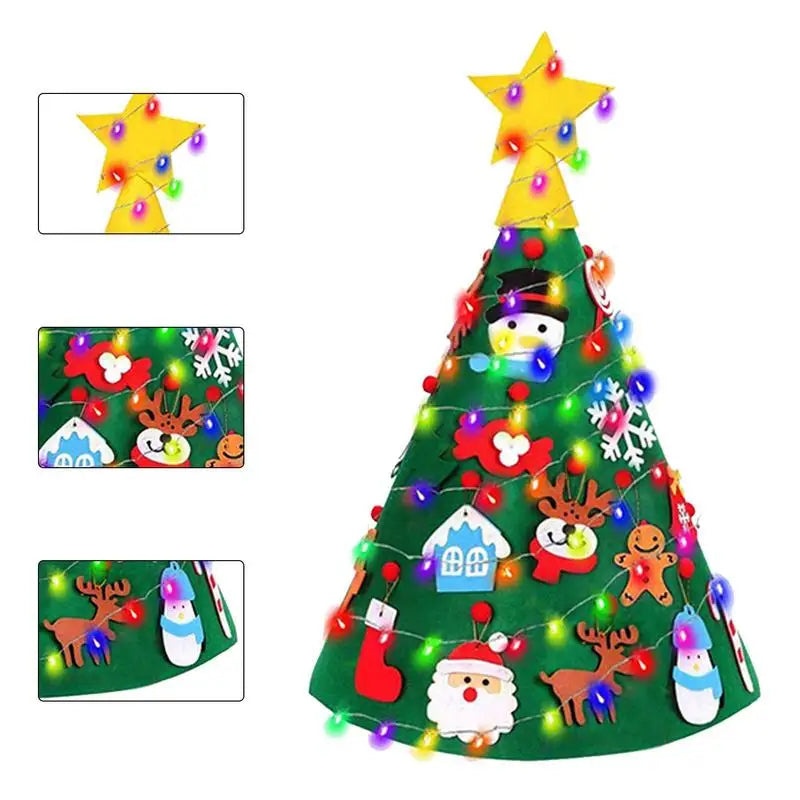 3D DIY-kerstboom™ | Nieuwjaarscadeau voor kinderen